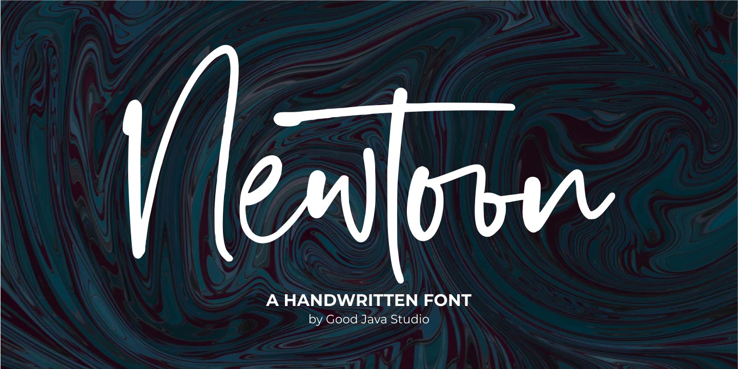 Newtoon Font preview